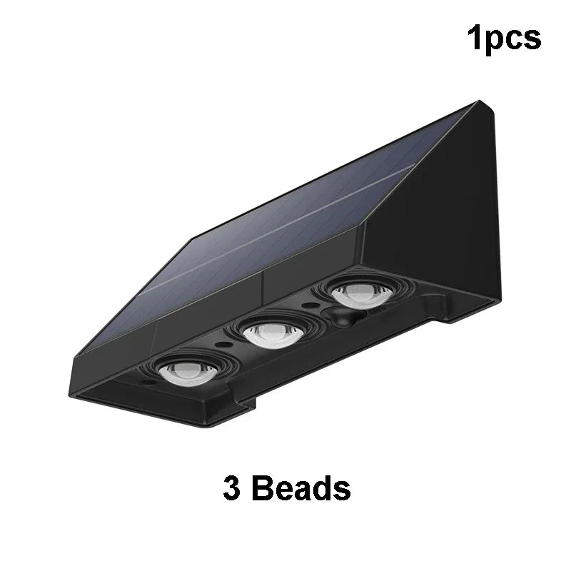 Solar Wall Light Outdoor Porch Lights Waterproof LED Automatic Lighting For Garden Yard Balcony Fen 7