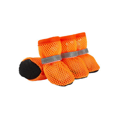 Dog Shoes For Summer Breathable AntiSlip Pet Boots Outdoor WearResistant Dog Booties For Small Medi
