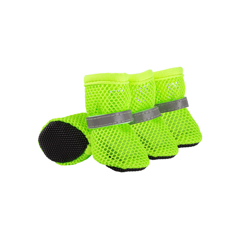 Dog Shoes For Summer Breathable AntiSlip Pet Boots Outdoor WearResistant Dog Booties For Small Medi