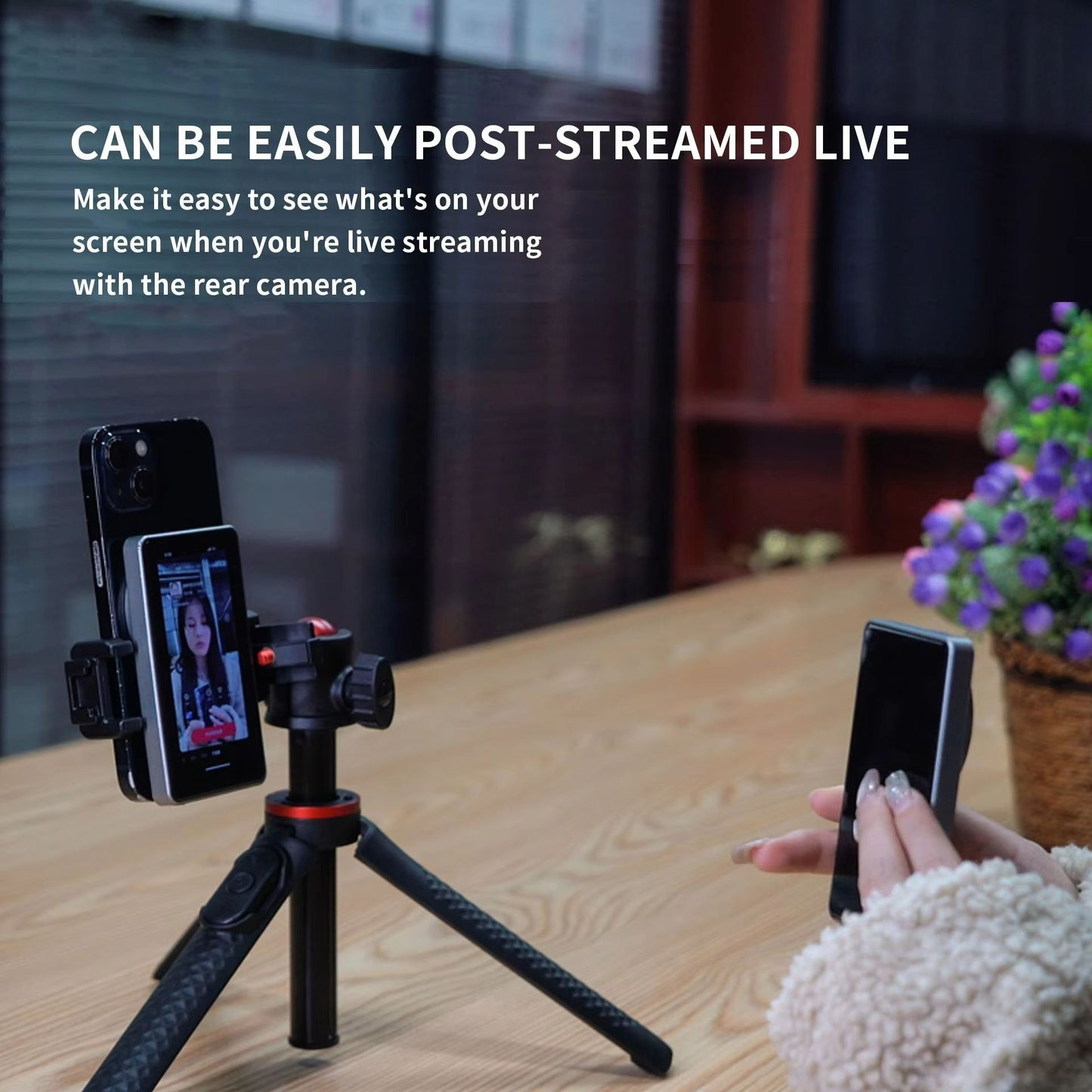 ProView Rear Camera Monitor  Magnetic Phone Vlog LiveStreaming Monitor Screen 1