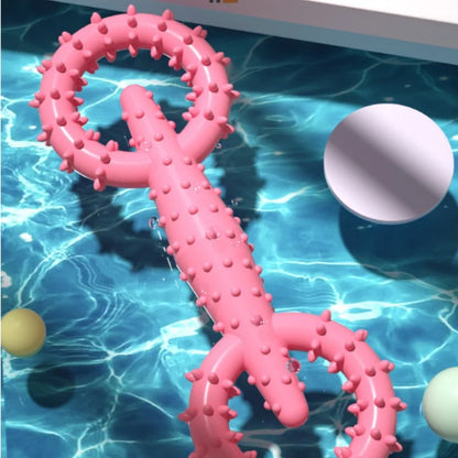 Dog Pull Ring Puppy Chewing Toy Indestructible Pet Pull Ring Toys Interactive Puppy Chew Toy For Bo 4