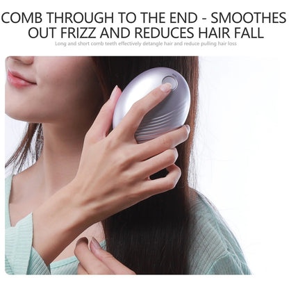 Hair Massage Comb with Electric Negative Ion, Two Vibration Modes, Smooth Frizz-Free, Fluffy Hair Brush
