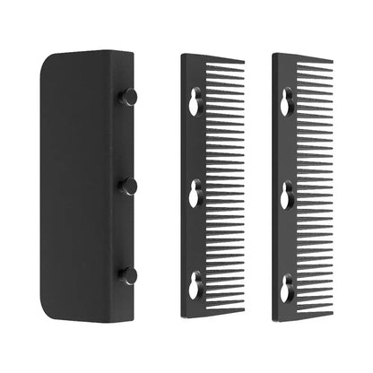 Hair Straightener Comb Flat Iron Comb Attachment, Clip On Grip Comb, Washable Reusable Styling Tool for Smooth Hair