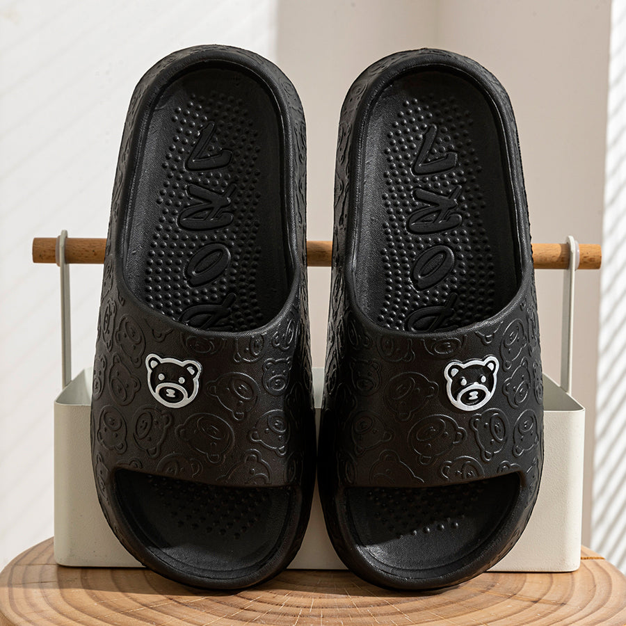 Cute Bear Womens Slippers Summer Indoor Soft Cartoon Sandals Bathroom Antislip Outdoor Couple Shoe  8