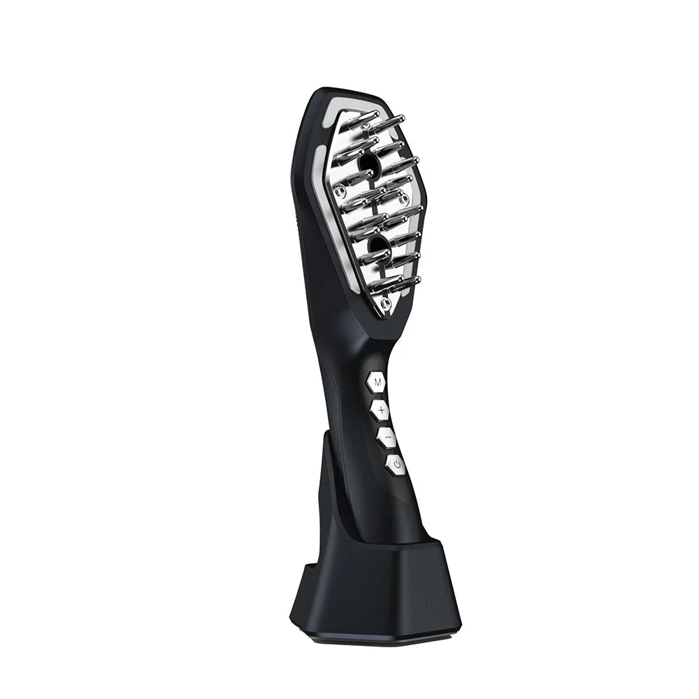 Multifunctional EMS Hair Comb for Hair Loss Prevention, Lescolton Red Light Therapy Scalp Massager, Oil Control Photon