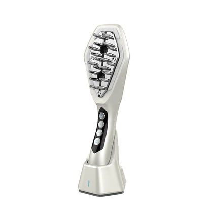 Multifunctional EMS Hair Comb for Hair Loss Prevention, Lescolton Red Light Therapy Scalp Massager, Oil Control Photon