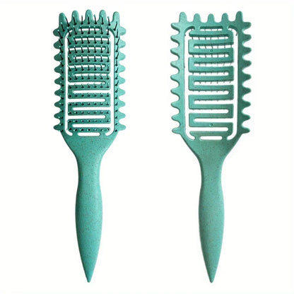3 in 1 Curl Define Styling Brush, Hair Comb for Tangled Hair, Hollow Out Brush for Shaping Defining Curls