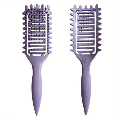 3 in 1 Curl Define Styling Brush, Hair Comb for Tangled Hair, Hollow Out Brush for Shaping Defining Curls