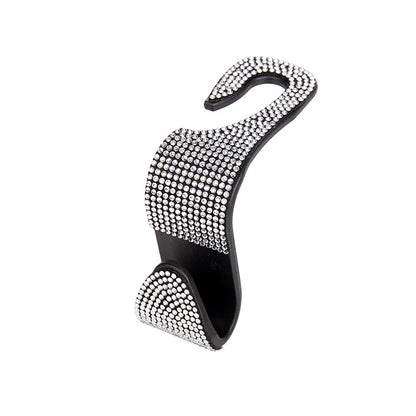 Car Seat Back Hook With Rhinestones Multifunction Headrest Storage Holder Hanging Organizer For Aut 6