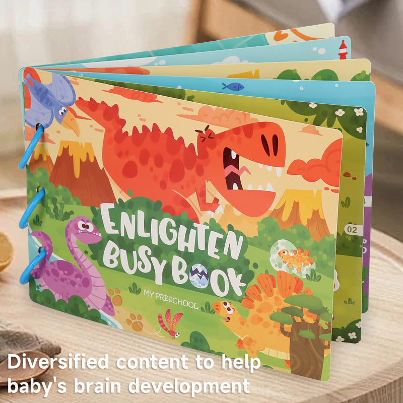 Kids Quiet Book Sticker Set – Montessori-Inspired, Reusable Classified Sticker Book for Early Learning & Travel Fun