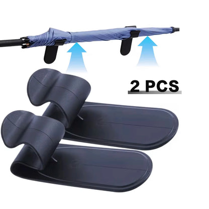 Universal Car Umbrella Holders 1 2pcs, Trunk Storage Hook Organizer, Interior Auto Mounting Bracket for Umbrellas