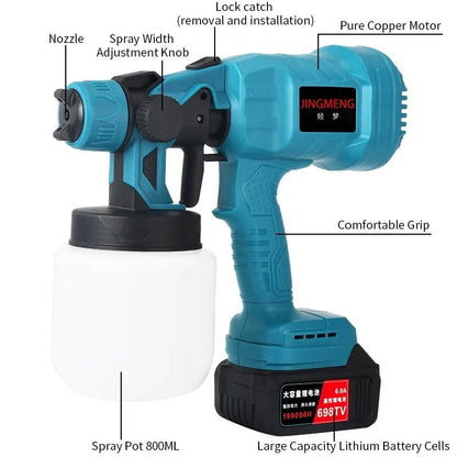 Cordless Electric Paint Sprayer For Home And Auto Projects 2