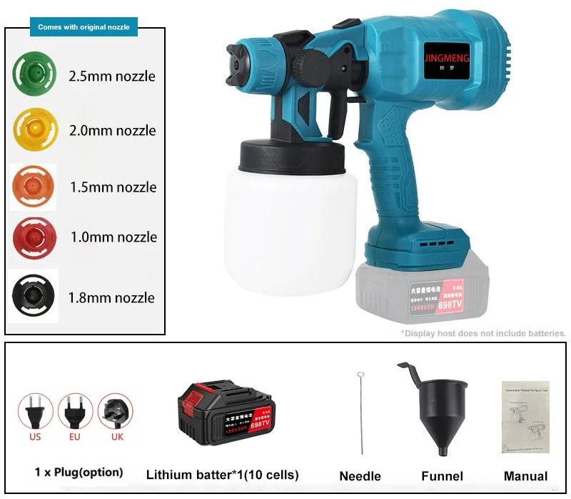 Cordless Electric Paint Sprayer For Home And Auto Projects 8