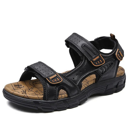 Mens Genuine Leather Summer Sandals For Outdoor Comfort 8