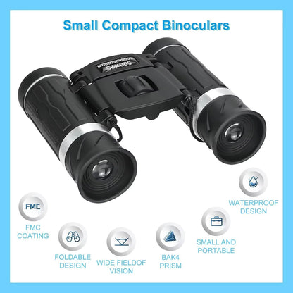 500x25 HD Mini Binoculars  High Magnification Portable Telescope For Outdoor Photography  LongRange 1