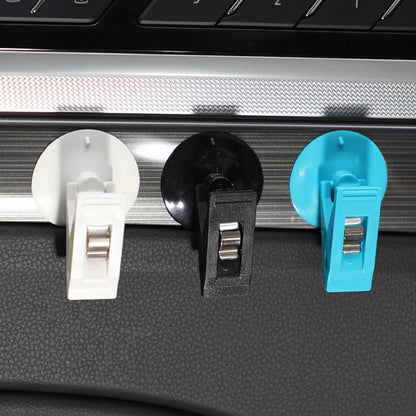 Suction Cup Clip Car Interior Window Clip, Ticket Holder Clamp, Bill Card Fastener Clip Car Accessories