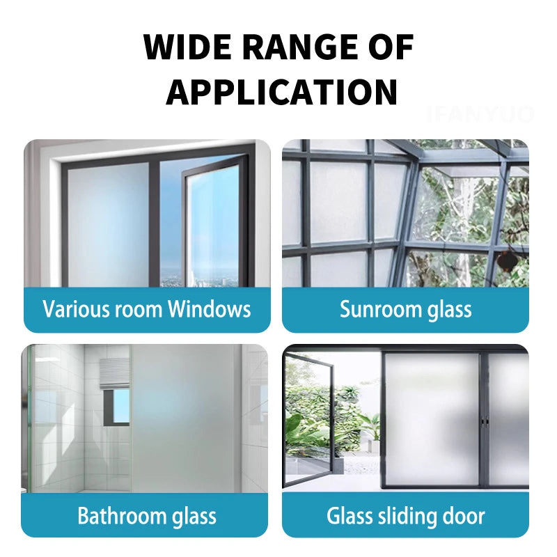 Matte Glass Paint  Opaque WaterBased Coating For Window Sandblasting  Transparent To Frosted Finish 2