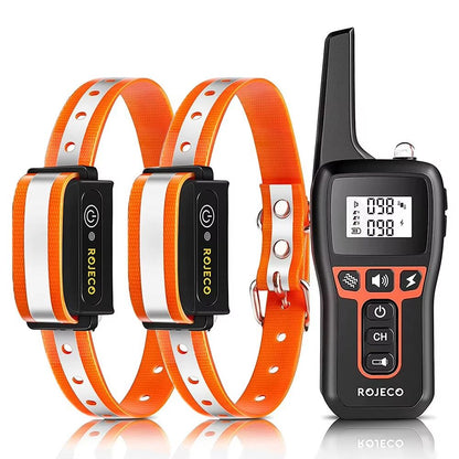 ROJECO 1000m Dog Training Collar  Rechargeable Remote Control Bark  Behavior Correction Collar 8