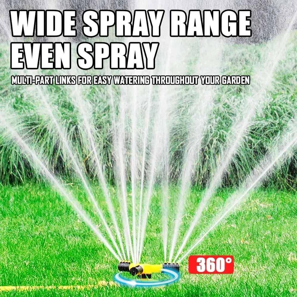 360 Degree Automatic Rotating Garden Lawn Sprinkler Large Area Coverage Water Sprayer For Yard  Law 2