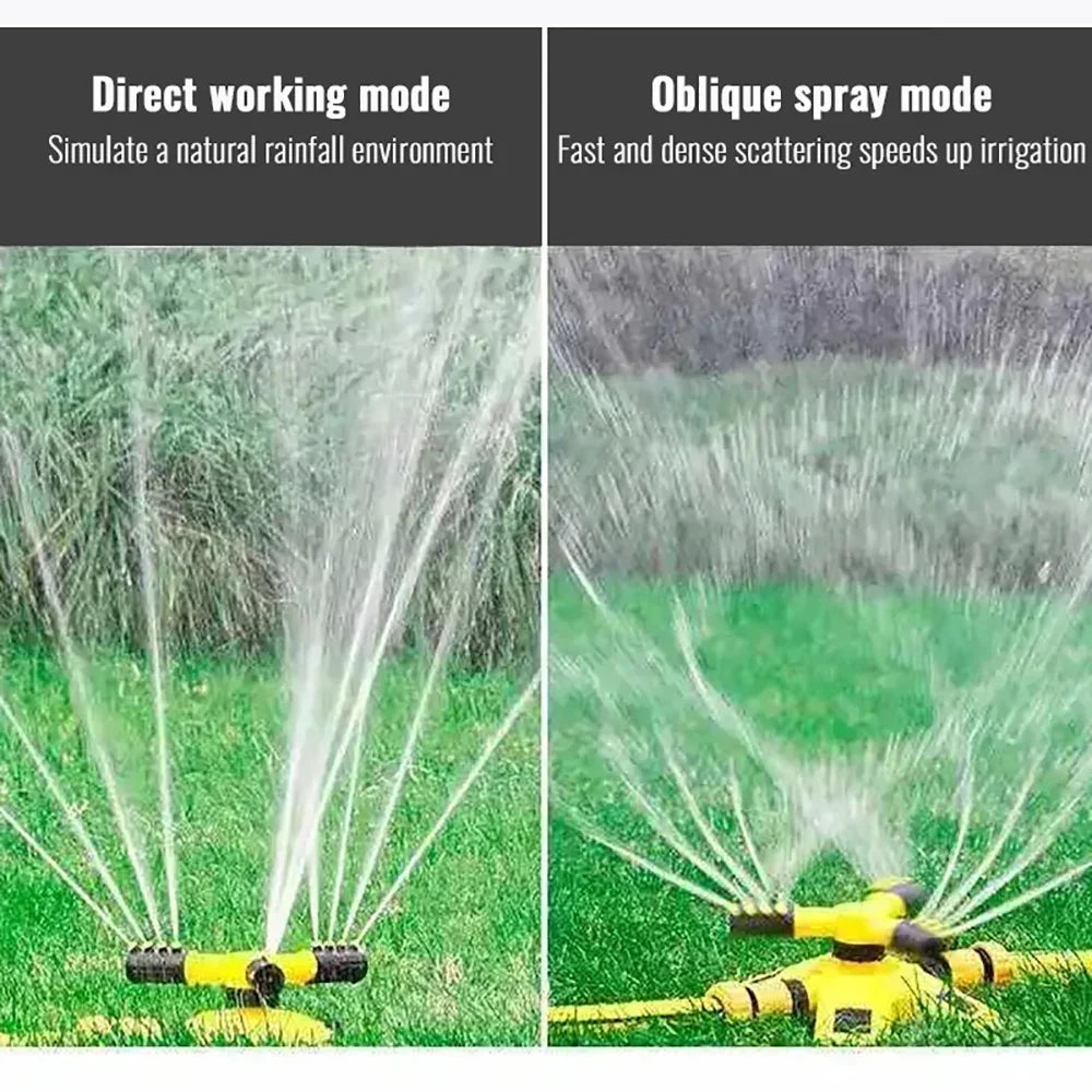 360 Degree Automatic Rotating Garden Lawn Sprinkler Large Area Coverage Water Sprayer For Yard  Law 3