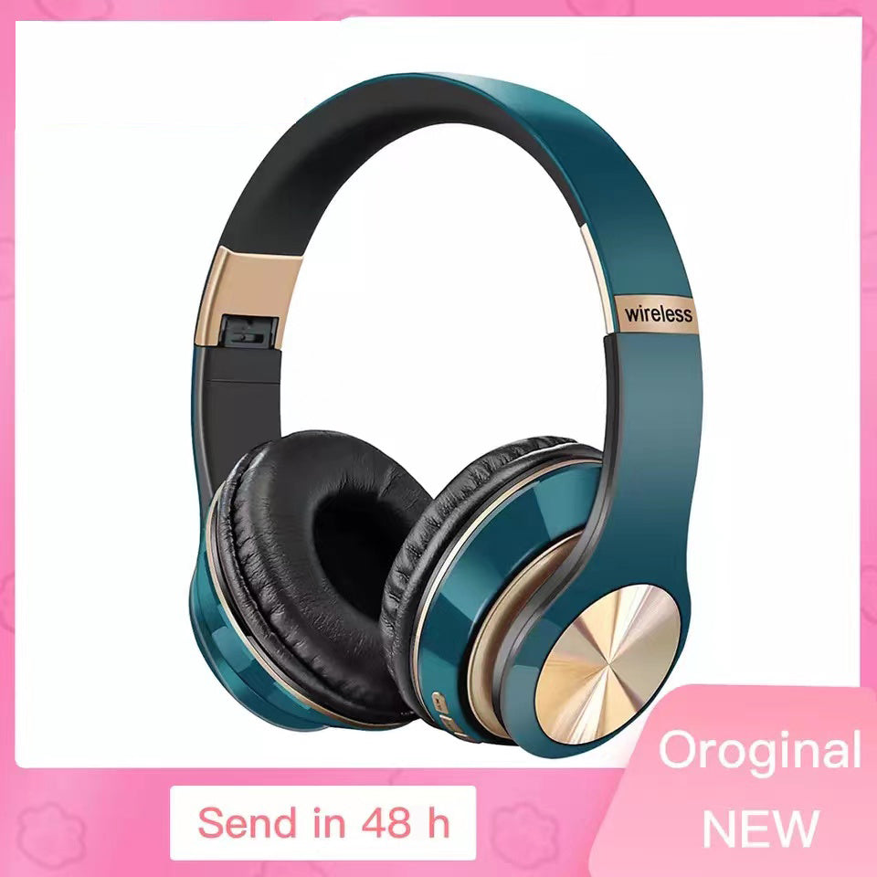 Foldable Bluetooth 5.0 Gaming Headphones, Wireless Music Earphones, Wired Headset for Phone Gamer Use