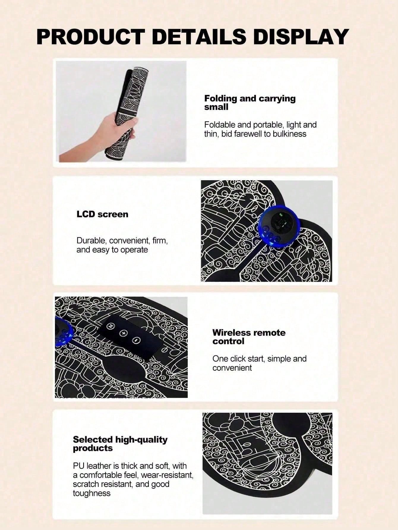 Rechargeable Electric Foot Massager Portable Cordless Foot Massage Device Improves Blood Circulatio 4