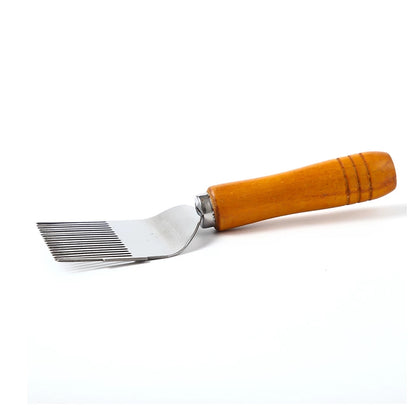 Durable BEE Fork Honey Knife 17Root Stainless Steel Comb Cutter With Wood Handle For Beekeepers  Ho 5