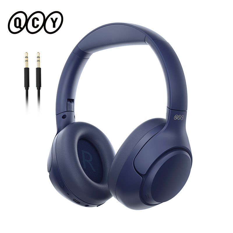 Bluetooth Hi Res Audio Over Ear Headset QCY H3 ANC Wireless Headphones Hybrid Noise Cancelling Earp 7