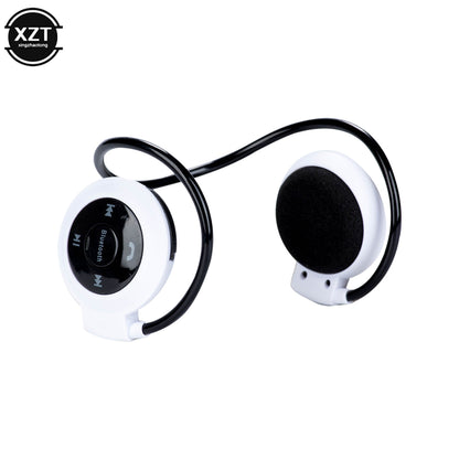 Waterproof Mini Wireless Bluetooth Headphones with Microphone, Stereo Sports Headphones, SD Card Music Player