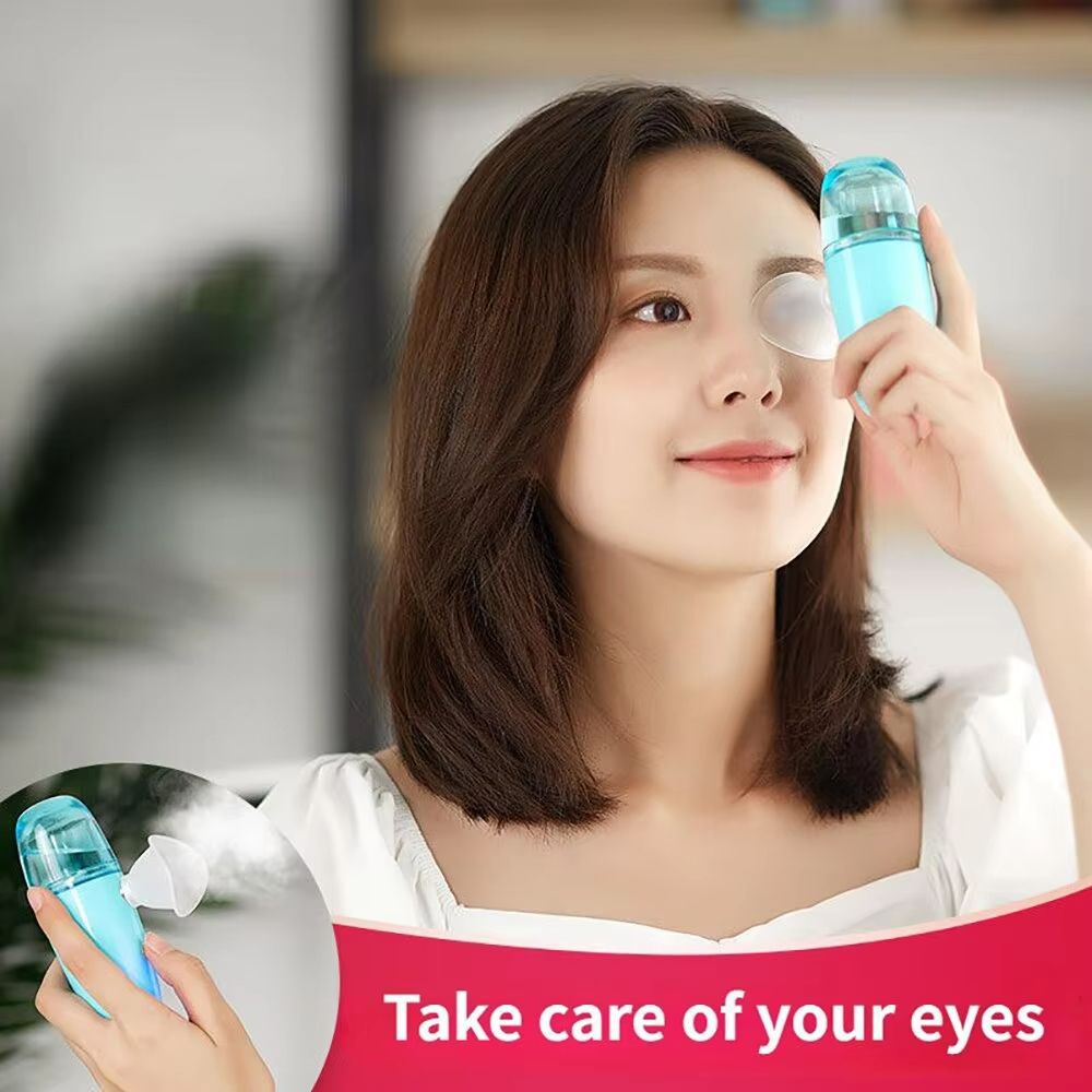 Nano Eye Mist Glasses  USB Rechargeable Moisturizing Spray For Dry Eyes  Fatigue Relief 1