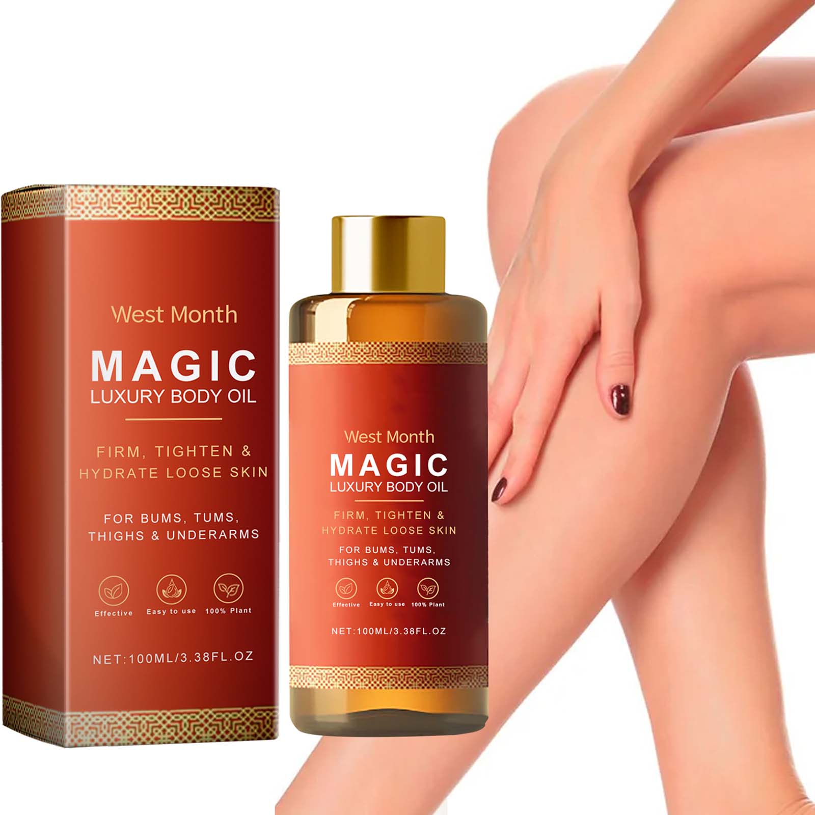 Tightening Body Oil, Lifting Firming Skin Care, Improve Sagging Skin Dullness, Lighten Fine Lines, Deep Moisture