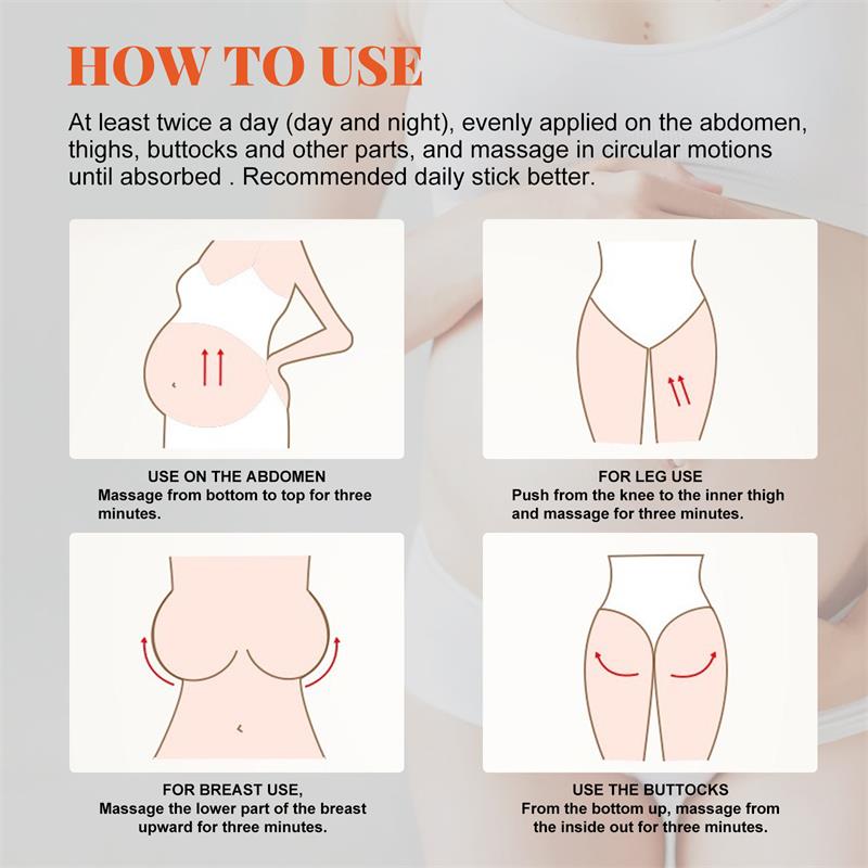Postpartum Repair Essential Oil Fade Stretch Marks Fat Lines Big Belly Recovery Body Massage Oil Sk 5