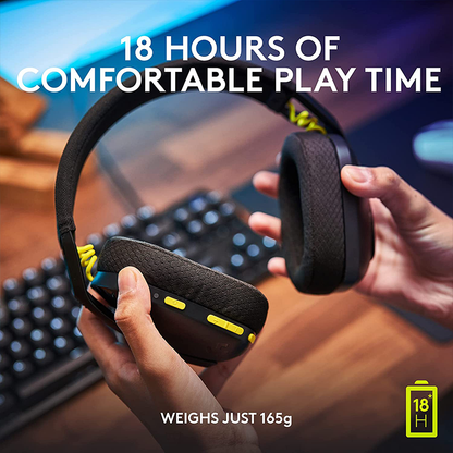 Logitech Bluetooth Wireless Gaming Headset Surround Sound Audio Over Ear Headphones For PC Laptop A 2