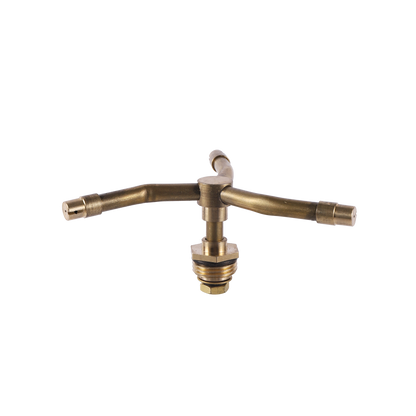 Automatic Rotating Sprinkler Copper 360 Lawn Irrigation Nozzle Durable Brass Watering Spray For Gar 3
