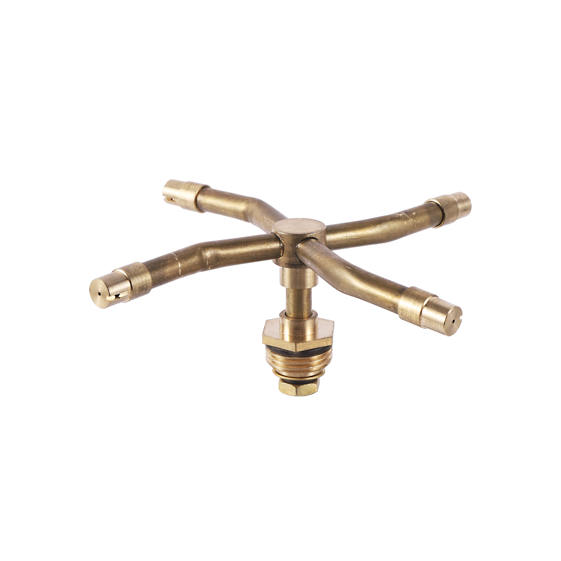 Automatic Rotating Sprinkler Copper 360 Lawn Irrigation Nozzle Durable Brass Watering Spray For Gar 4