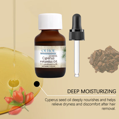 Pure Cyperus Rotundus Oil For Hair Removal Body Hair Inhibitor For Armpit Legs Arms Smooth Body Ski 4