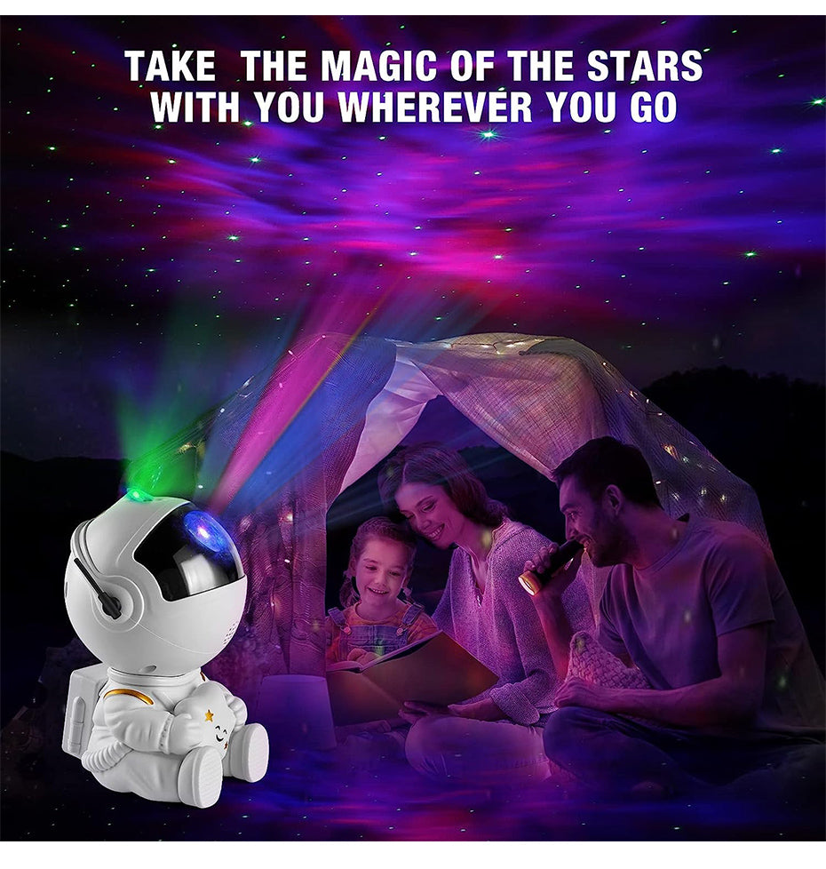 Star Astronaut Projector Light – Galaxy Starry Sky Lamp for Bedroom Decoration, Kids & Adults Gift
