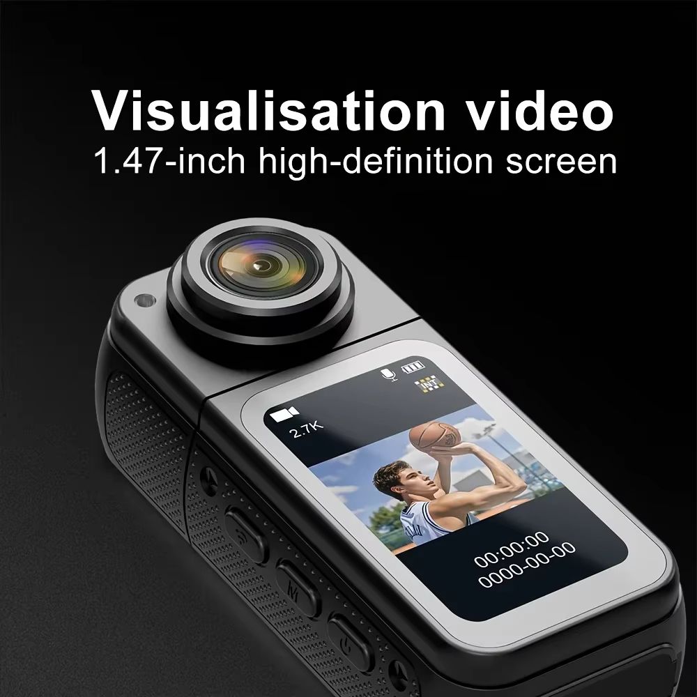 Xiaomi S70 Mini Action Camera  Lightweight 27K POV Recorder With Magnetic Mount  IPS Display 3