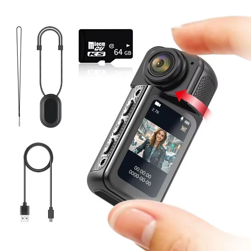 Xiaomi S70 Mini Action Camera  Lightweight 27K POV Recorder With Magnetic Mount  IPS Display 10