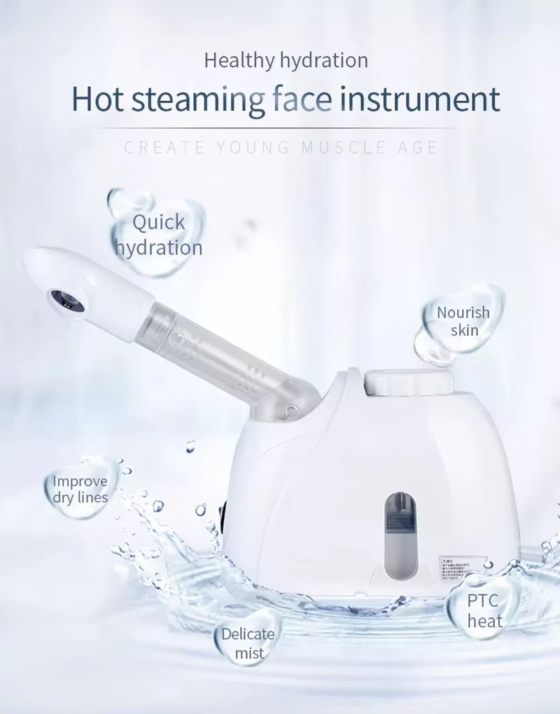 Ozone Facial Steamer  Deep Cleansing Warm Mist Humidifier For Home Spa  Skin Whitening 1