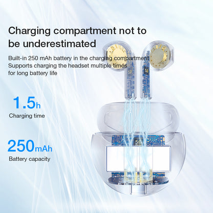 Lenovo LivePods HT38 TWS Earbuds, Mini Wireless Bluetooth Earphone with Mic, Stereo Waterproof Headphones for Xiaomi