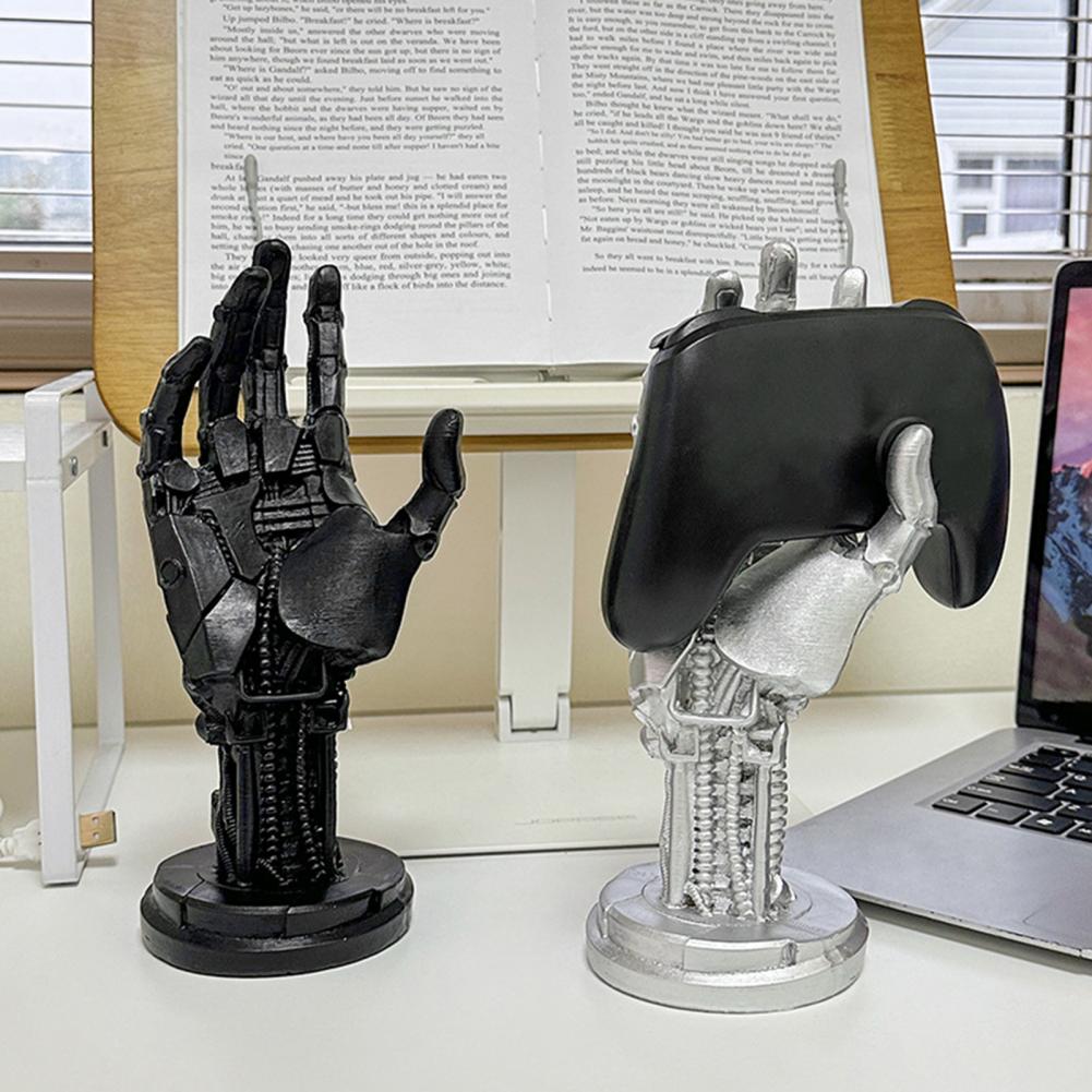 3D Cyberpunk Style Series Machine Game Controller Stand, Creative Mechanical Handle Desktop Decor for Gamers Home Decor
