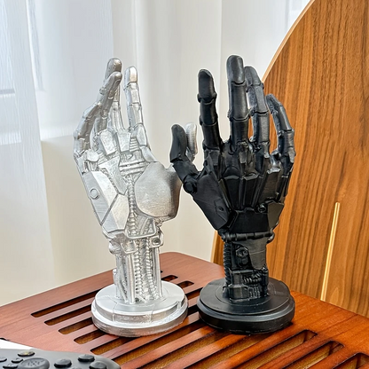 3D Cyberpunk Style Series Machine Game Controller Stand, Creative Mechanical Handle Desktop Decor for Gamers Home Decor