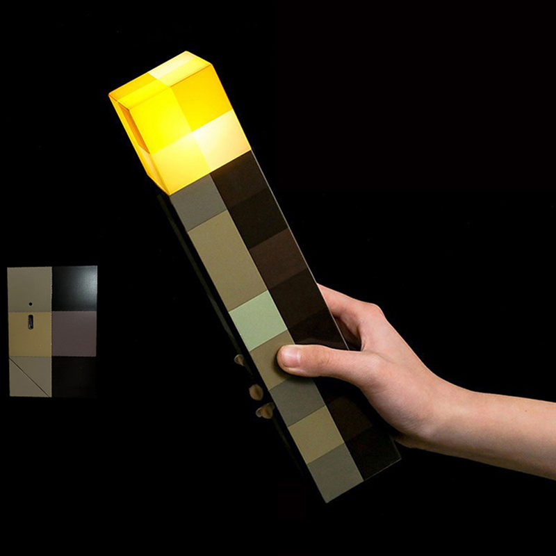 Brownstone Flashlight – USB Charging LED Night Light | Bedroom Decorative Bottle Weapon with Color Changing