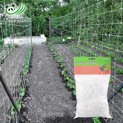 Trellis Netting for Climbing Plants, Heavy-Duty Garden Support Net for Vegetables, Flowers & Vine Orchard Tools