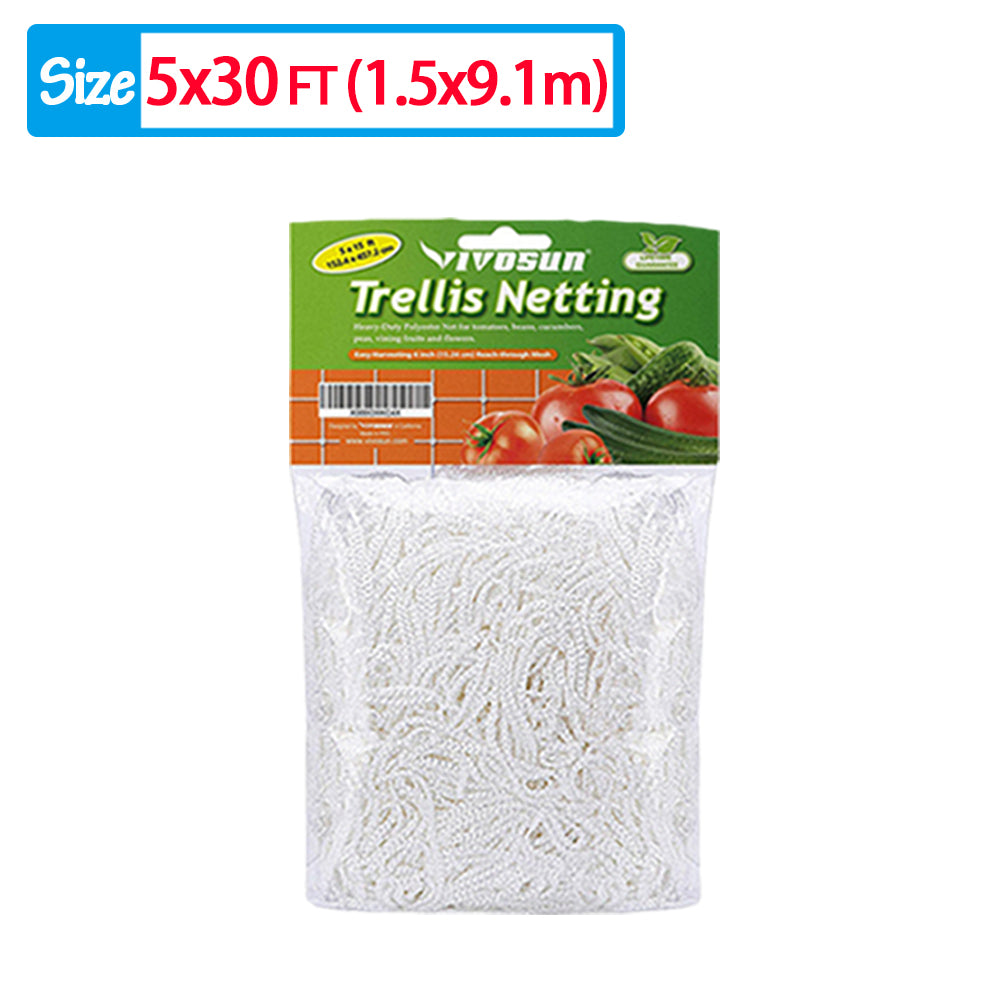 Trellis Netting For Climbing Plants HeavyDuty Garden Support Net For Vegetables Flowers  Vine Orcha 8