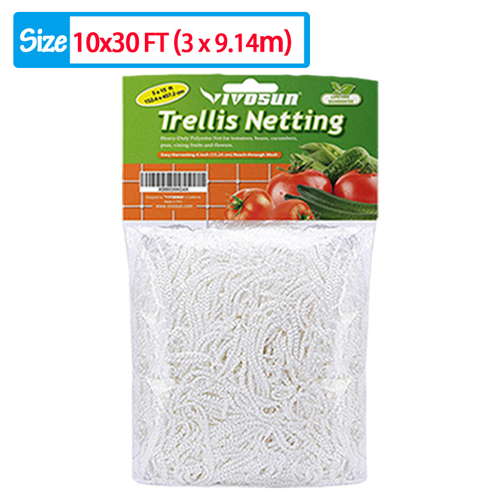 Trellis Netting For Climbing Plants HeavyDuty Garden Support Net For Vegetables Flowers  Vine Orcha 9