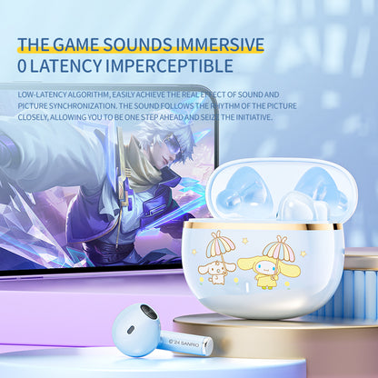 Wireless Bluetooth Headset HiFi Lossless Audio, Lightweight Earbuds, HD Voice Call, Touch Control, Compact Fit