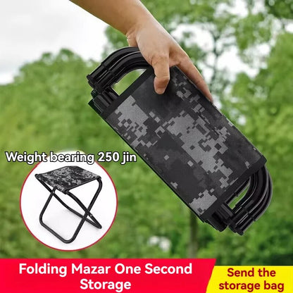 Folding Chairs Folding Stools Small Horse Shaped Beach Chairs Portable Outdoor Camping Handheld Fis