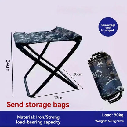 Folding Chairs Folding Stools Small Horse Shaped Beach Chairs Portable Outdoor Camping Handheld Fis